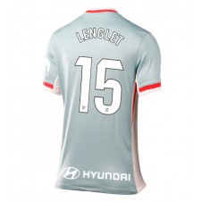 Atletico Madrid Clement Lenglet #15 Bortedrakt Kvinner 2024-25 Kortermet